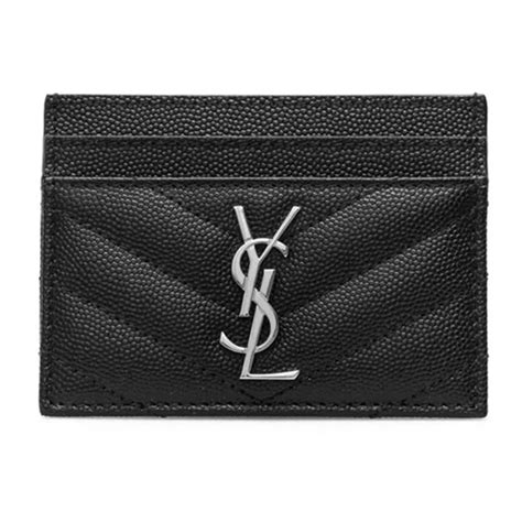 ysl card holder silver|ysl card holder used.